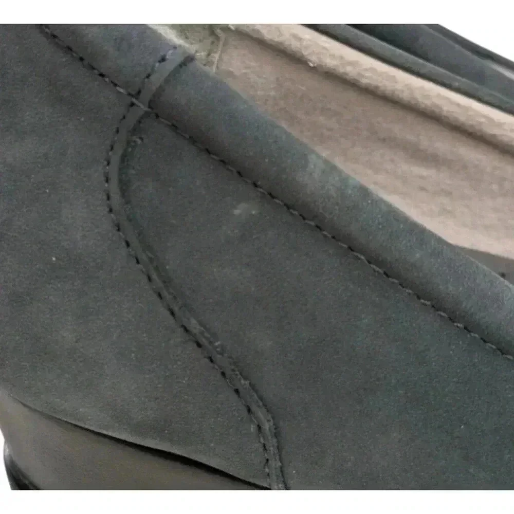 SAS Taylor Slip On Wedge Size 10N 10 Narrow Jeans Blue Suede Tassel Comfort
